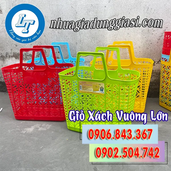 GIỎ XÁCH VUÔNG LỚN