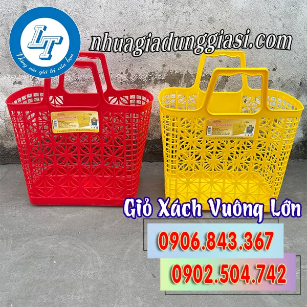 GIỎ XÁCH VUÔNG LỚN