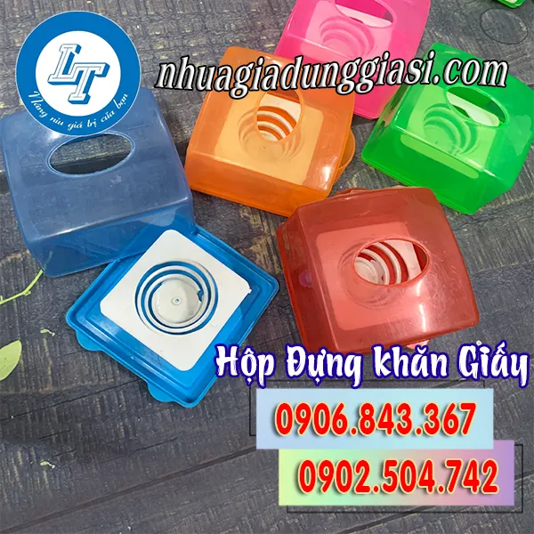 HỘP ĐỰNG KHĂN GIẤY LÒ XO
