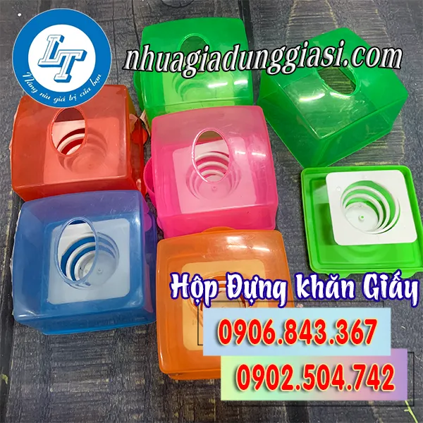 HỘP ĐỰNG KHĂN GIẤY LÒ XO