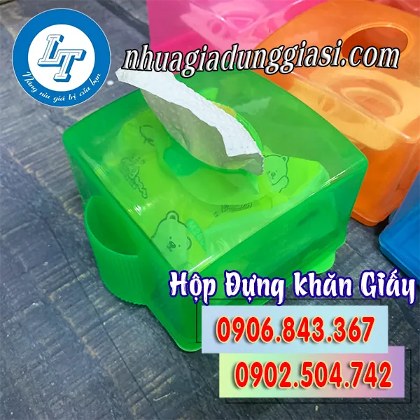 HỘP ĐỰNG KHĂN GIẤY LÒ XO