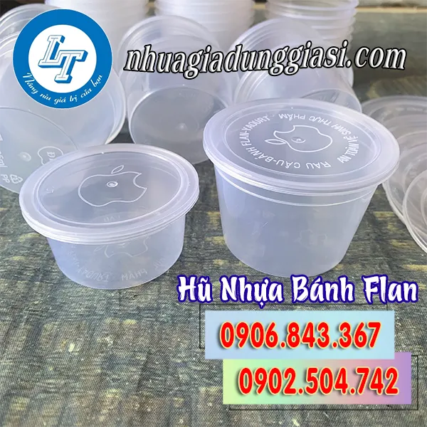 HŨ NHỰA BÁNH FLAN