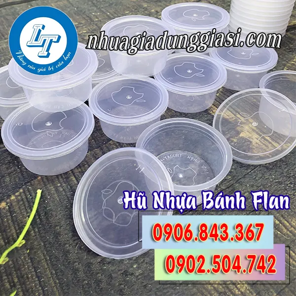 HŨ NHỰA BÁNH FLAN