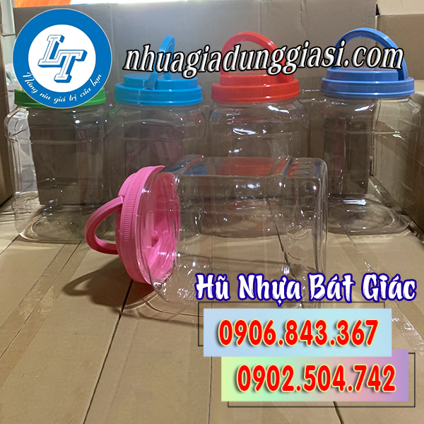 HŨ NHỰA BÁT GIÁC