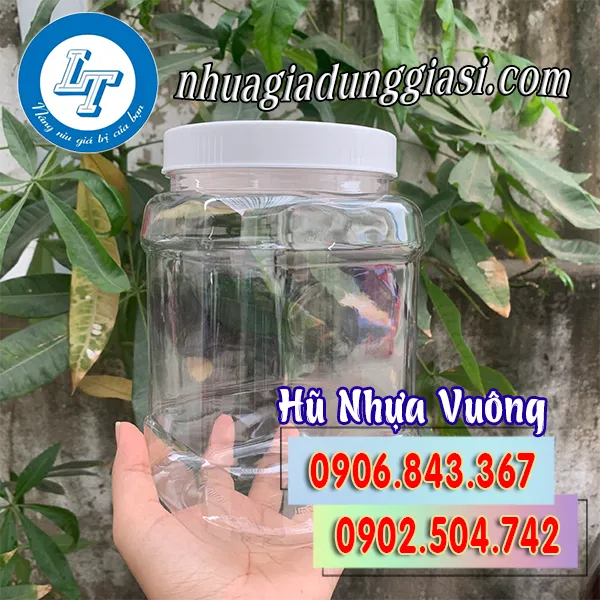 HŨ NHỰA VUÔNG