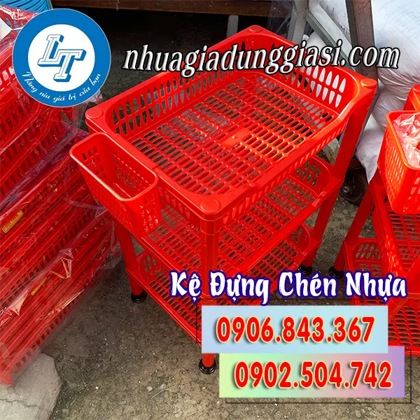 KỆ ĐỰNG CHÉN NHỰA
