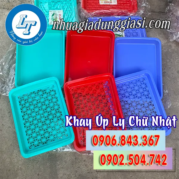 KHAY ÚP LY CHỮ NHẬT
