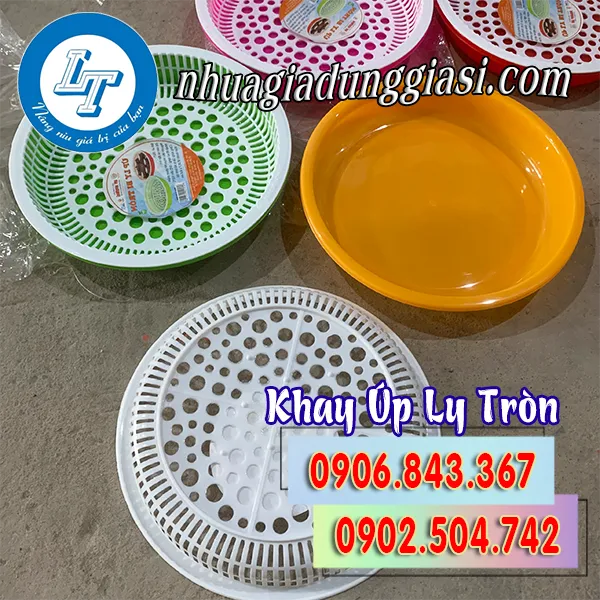 KHAY ÚP LY TRÒN