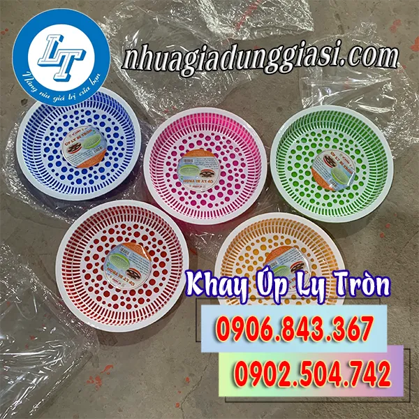 KHAY ÚP LY TRÒN