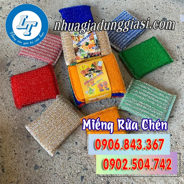 MIẾNG RỬA CHÉN KIM TUYẾN