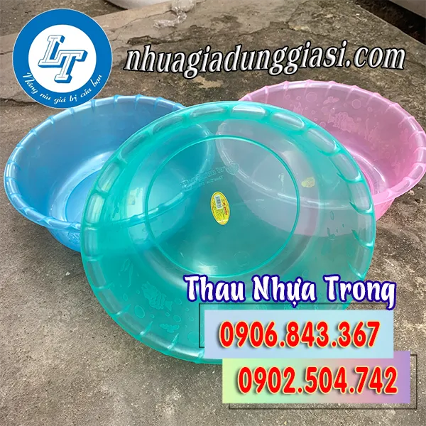 THAU NHỰA TRONG