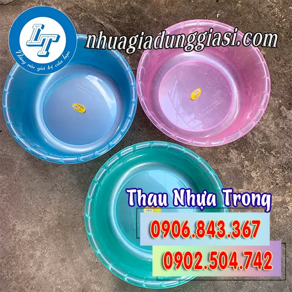 THAU NHỰA TRONG