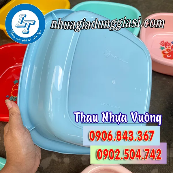 THAU NHỰA VUÔNG