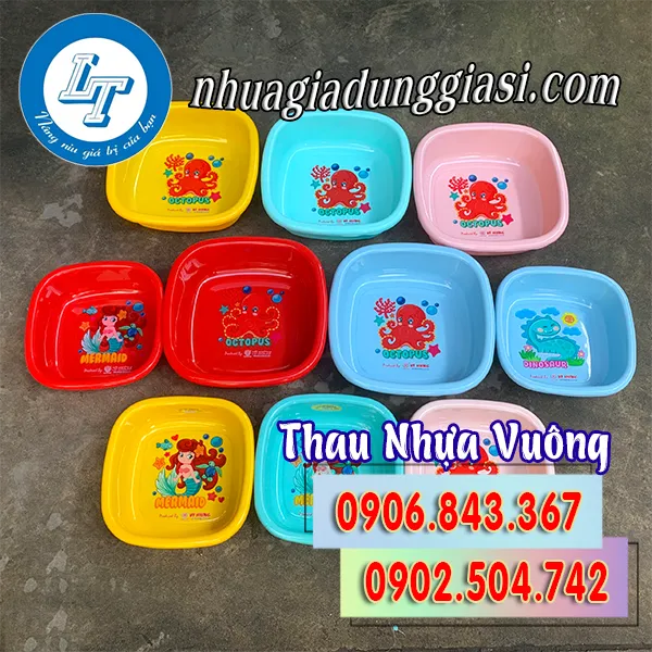 THAU NHỰA VUÔNG