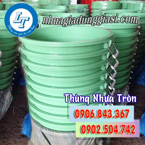 THÙNG NHỰA TRÒN