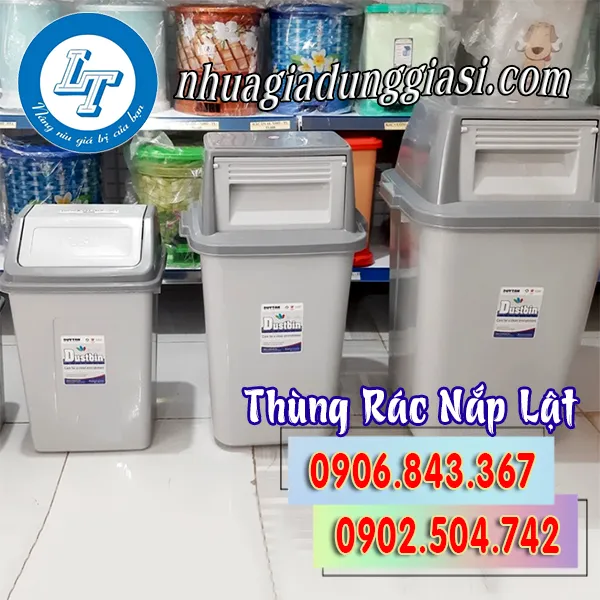 THÙNG RÁC NẮP LẬT