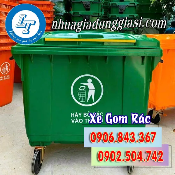 XE THU GOM RÁC ĐẨY TAY
