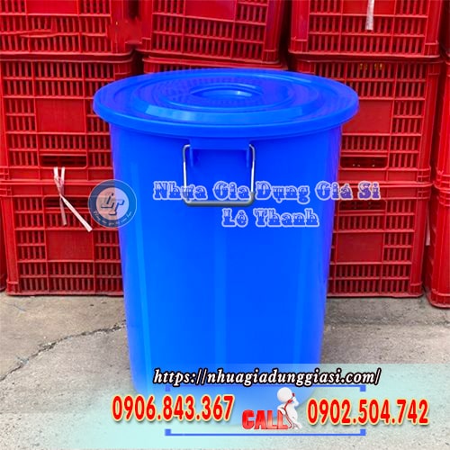 Thùng nhựa 60l có nắp đậy Thùng nhựa 60l có nắp đậy