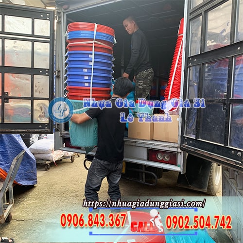 Thùng nhựa 60l giao nhanh tận nơi