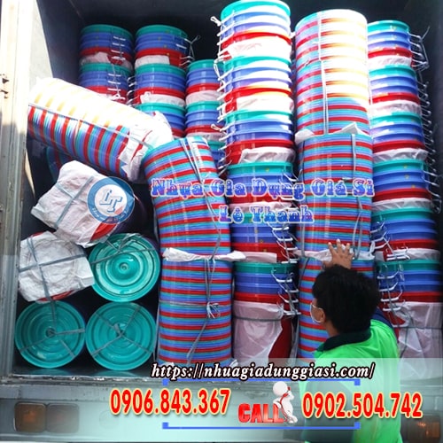 Thùng nhựa 60l giao nhanh