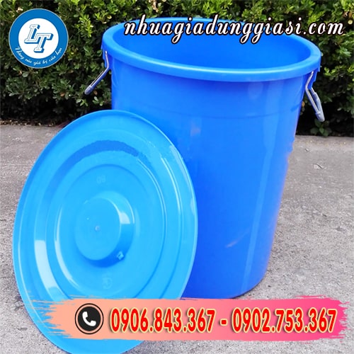 Thùng nhựa 80l có nắp Thùng nhựa 80l có nắp