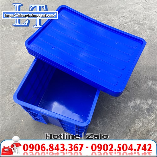 Thùng nhựa công nghiệp có nắp đậy kín Thùng nhựa công nghiệp có nắp đậy kín