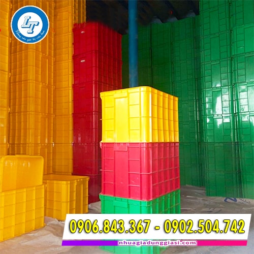 Thùng nhựa công nghiệp đủ màu