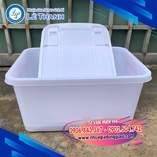 Thùng nhựa đựng thực phẩm có nắp Thùng nhựa đựng thực phẩm có nắp