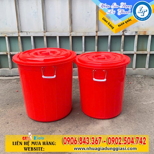 Thùng nhựa tròn 45l 60l Thùng nhựa tròn 45l 60l