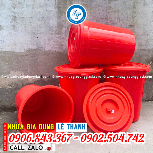 Thùng nhựa tròn dung tích lớn Thùng nhựa tròn dung tích lớn