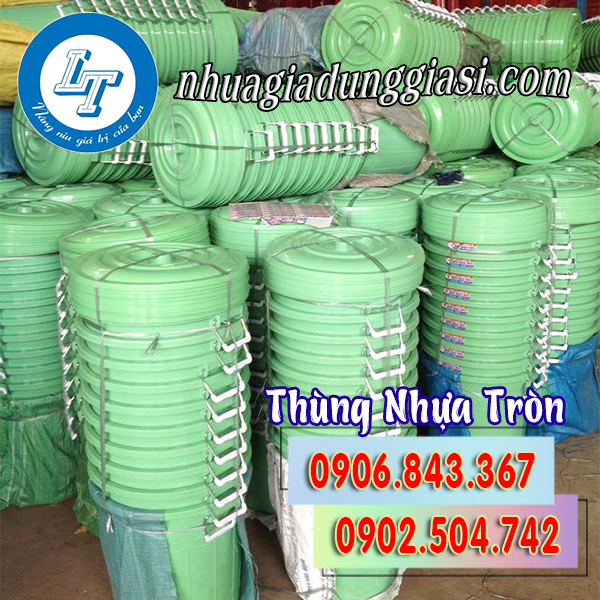 Thùng nhựa tròn giá sỉ