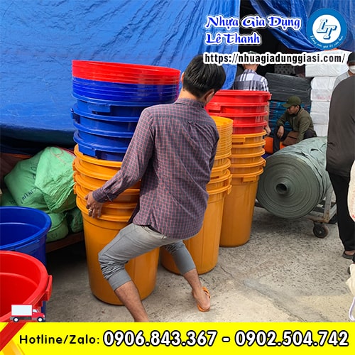 Thùng nhựa tròn lớn giao hàng nhanh chóng Thùng nhựa tròn lớn giao hàng nhanh chóng