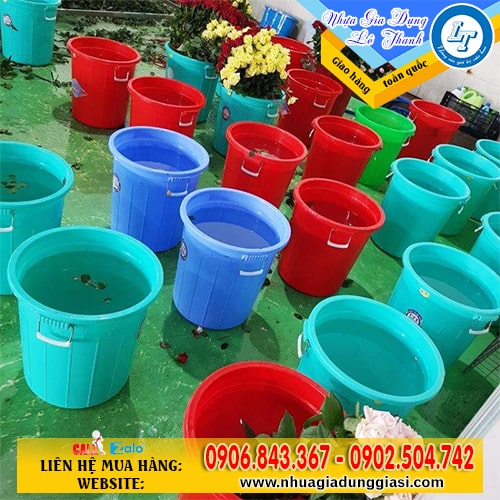 Thùng nhựa tròn ứng dụng đa dạng Thùng nhựa tròn ứng dụng đa dạng
