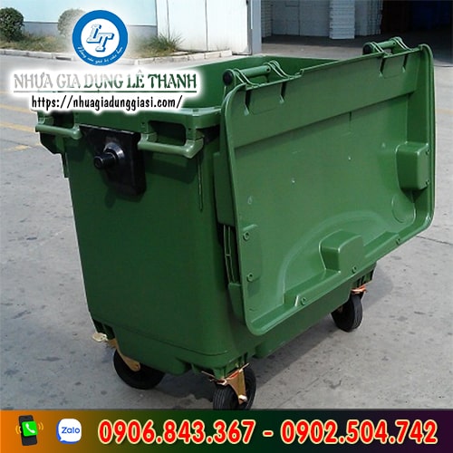 Thùng rác 660l đóng mở linh hoạt Thùng rác 660l đóng mở linh hoạt