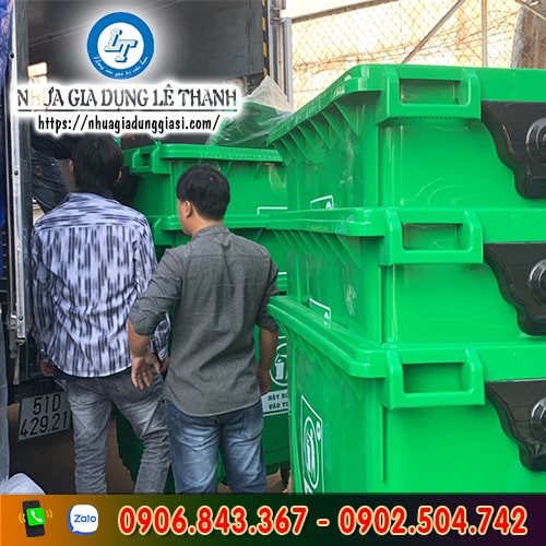 Thùng rác 660l giao hàng tận nơi Thùng rác 660l giao hàng tận nơi