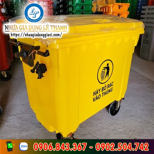 Thùng rác 660l màu sắc bền đẹp Thùng rác 660l màu sắc bền đẹp