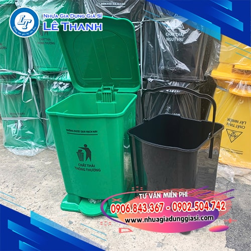 Thùng rác gia đình dễ vệ sinh Thùng rác gia đình dễ vệ sinh