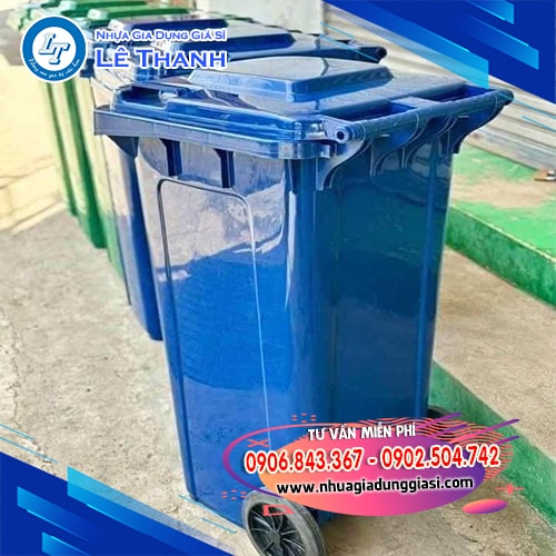 Thùng rác nhựa 360l độ bền cao Thùng rác nhựa 360l độ bền cao