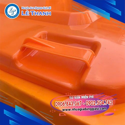 Thùng rác nhựa 360l tay cầm tiện lợi Thùng rác nhựa 360l tay cầm tiện lợi