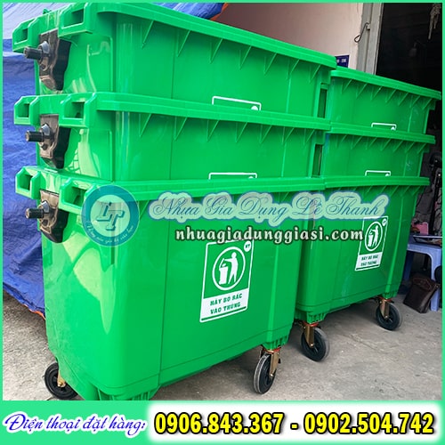 Thùng rác nhựa 660L Thùng rác nhựa 660L