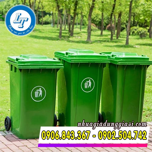 Thùng rác nhựa bảo vệ mỹ quan đô thị