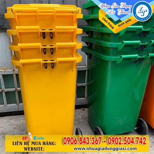 Thùng rác nhựa có bánh xe Thùng rác nhựa có bánh xe