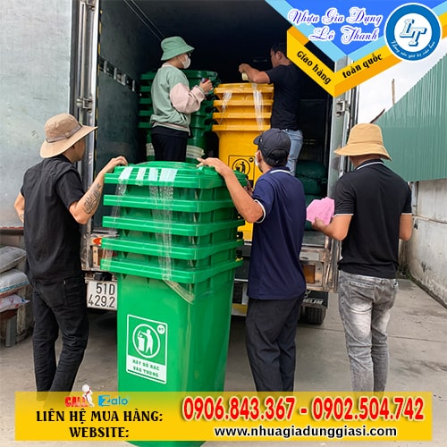 Thùng rác nhựa giao hàng tận nơi Thùng rác nhựa giao hàng tận nơi