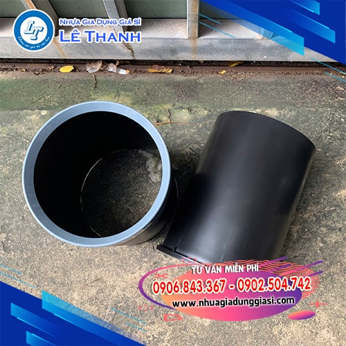 Thùng rác nhựa không nắp 2 lớp Thùng rác nhựa không nắp 2 lớp