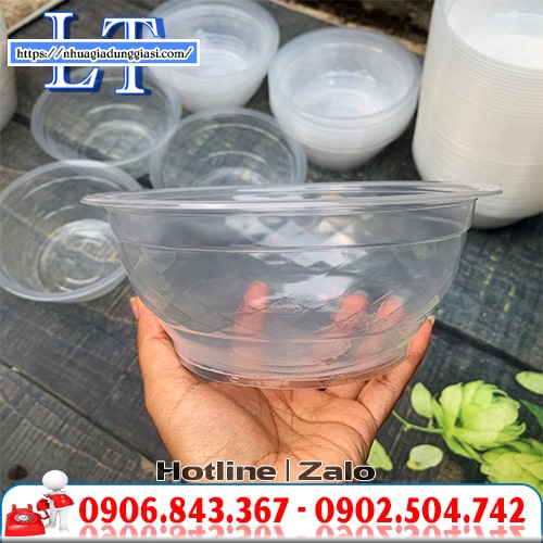 Tô nhựa 1000ml kim cương Tô nhựa 1000ml kim cương