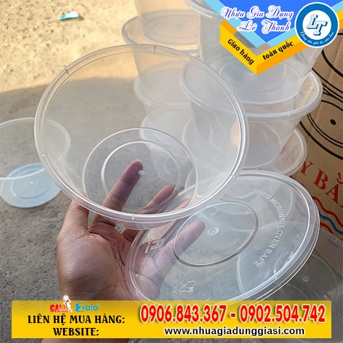 Tô nhựa trong dùng 1 lần có nắp Tô nhựa trong dùng 1 lần có nắp