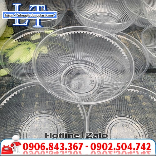 Tô nhựa trong sọc dày dặn Tô nhựa trong sọc dày dặn