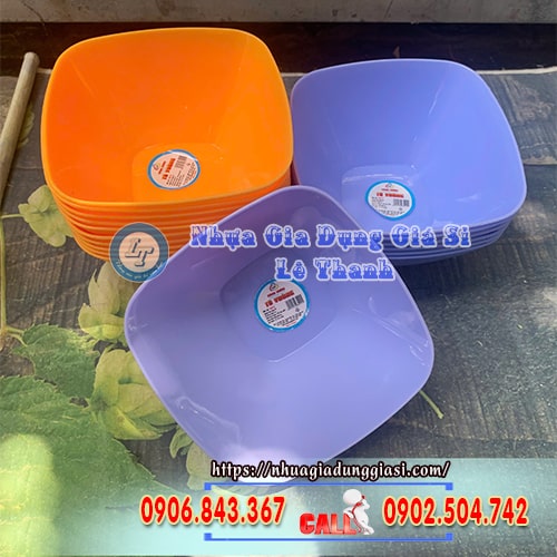 Tô nhựa vuông độ bền cao Tô nhựa vuông độ bền cao