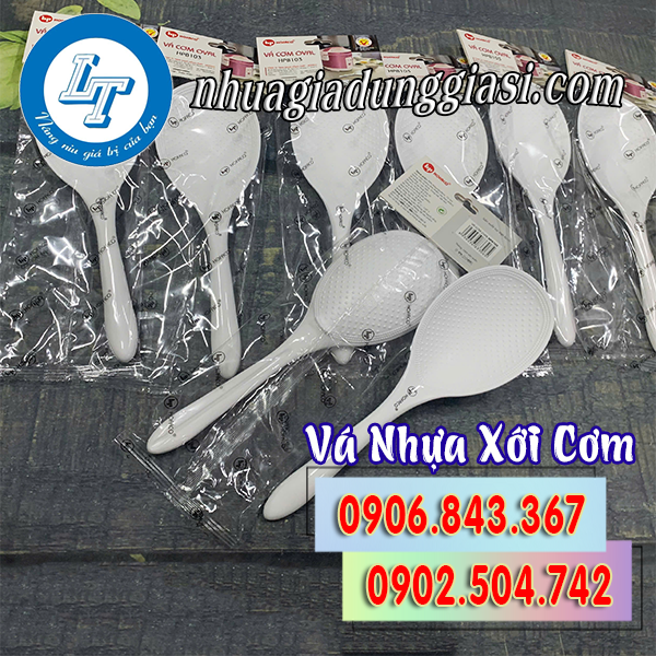 Vá nhựa xới cơm oval