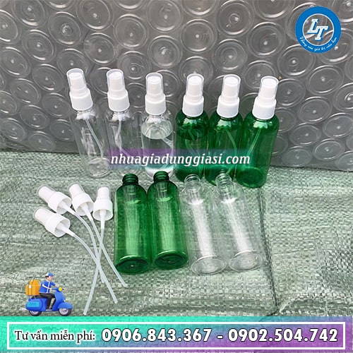 Vỏ chai xịt phun sương 100ml giá sỉ tận xưởng Vỏ chai xịt phun sương 100ml giá sỉ tận xưởng